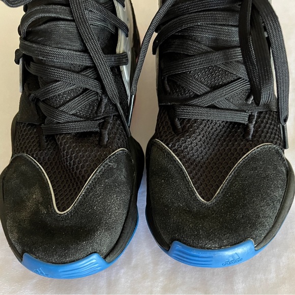 7.5 Adidas Harden Vol 4 Black Blue APE 77901 Athletic Sportswear Shoes Footwear - Picture 8 of 12